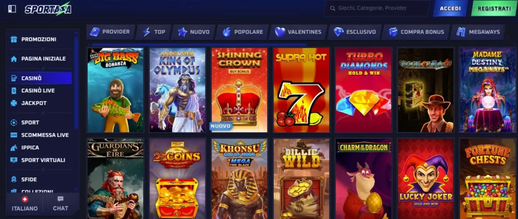 Casinò online e slot mobile